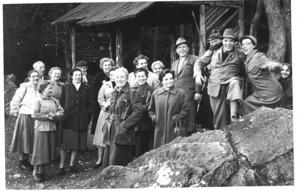 Wandergruppe im Spessart 1955 | © DAV Offenbach
