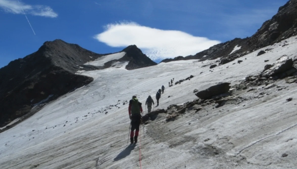 Offenbacher Höhenweg Gletscher | © DAV Offenbach