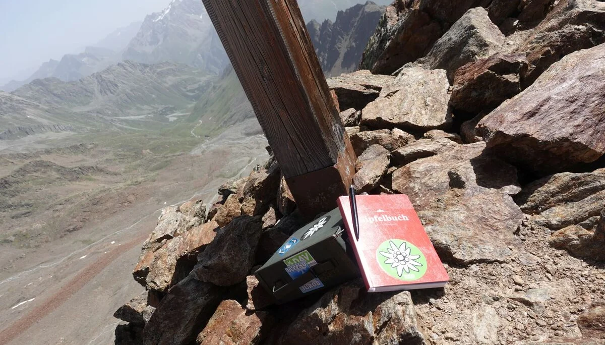 Gipfelbuch Wurmtaler Kopf | © DAV Offenbach