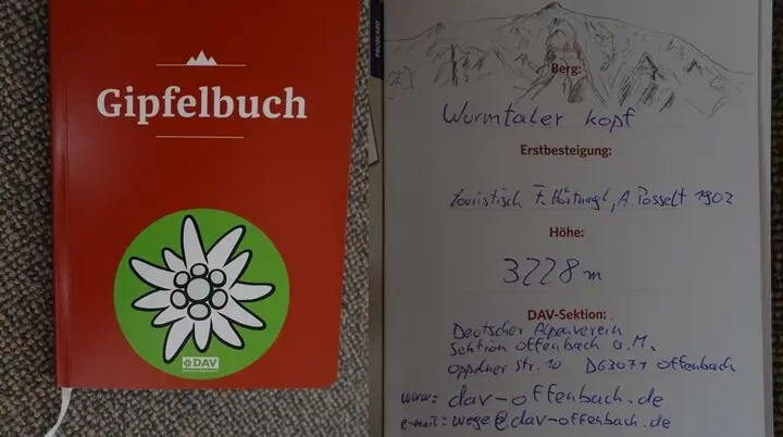 Neues Gipfelbuch | © DAV Offenbach