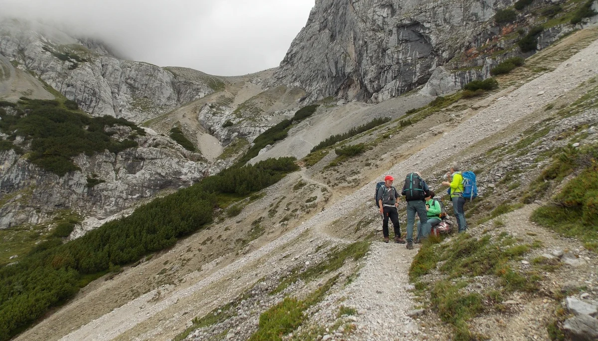 Unterwegs unter Wolken | © DAV Offenbach