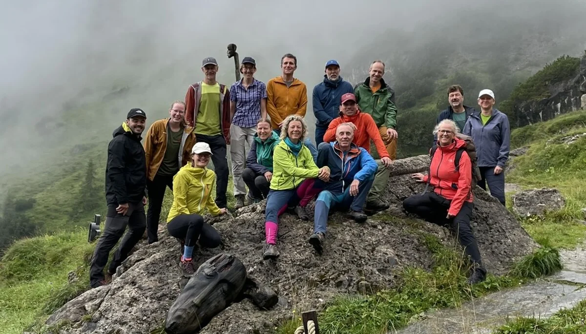 Klettergruppe an der Muttekopfhütte | © DAV Offenbach