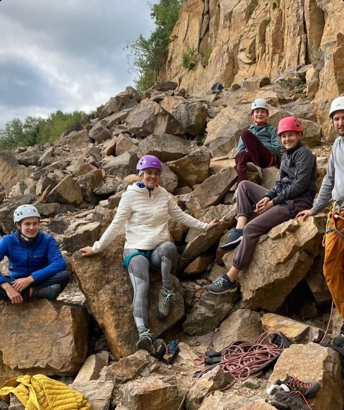 Jungendgruppe in Schriesheim | © DAV Offenbach