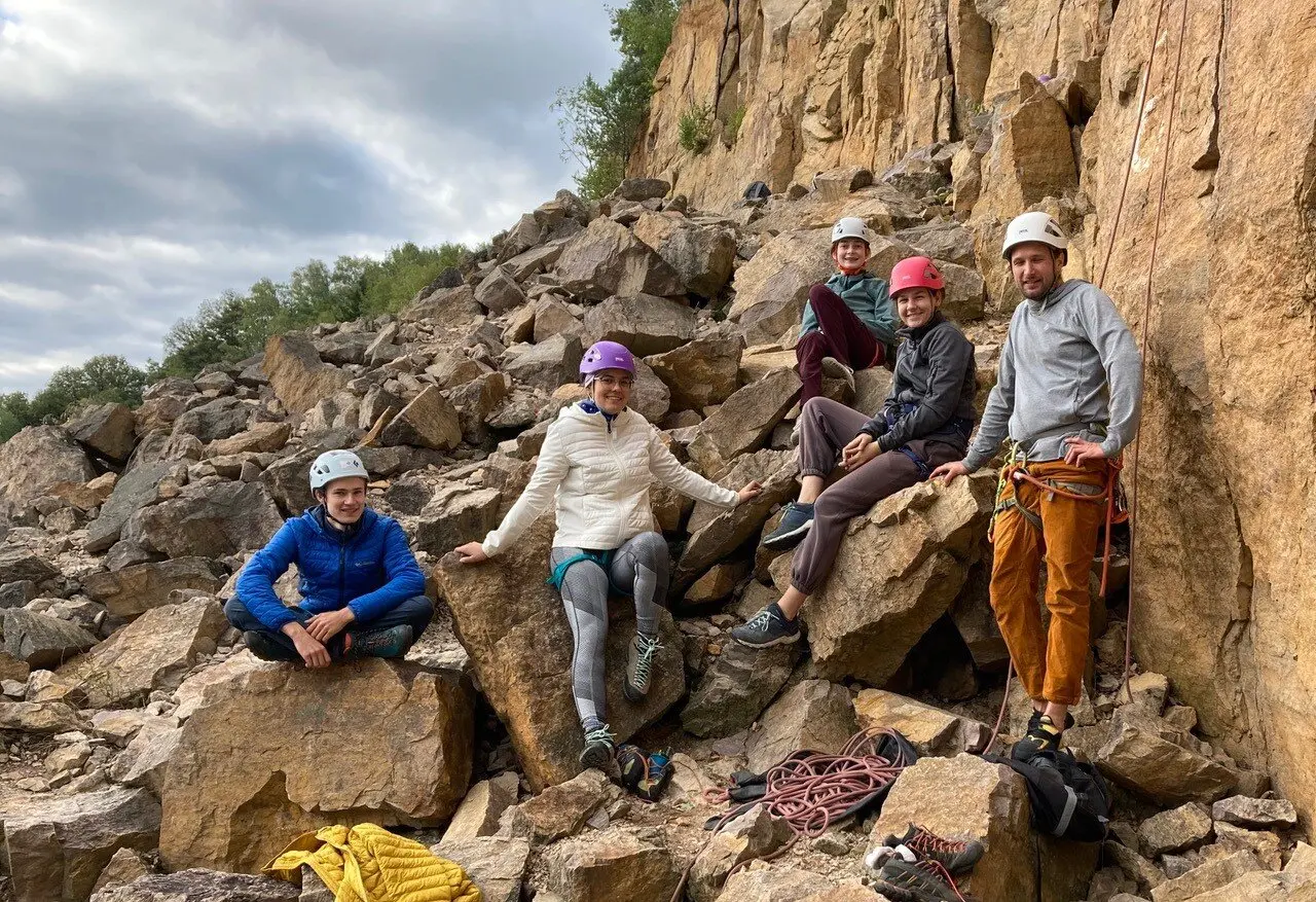 Jungendgruppe in Schriesheim | © DAV Offenbach