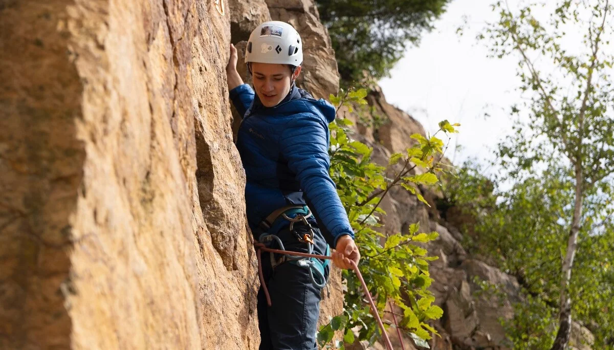 Klettern Schriesheim Route Zacka 7- | © DAV Offenbach