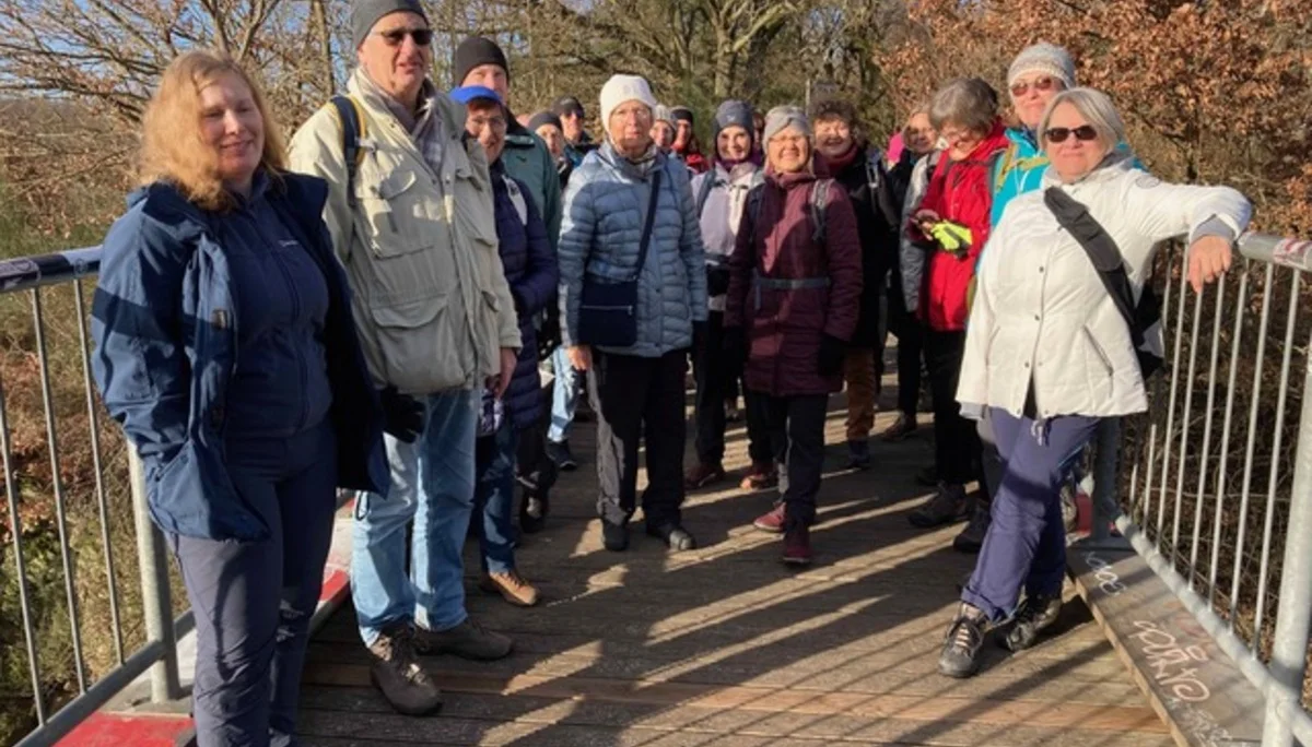 An der Brücke über die Seen der Dietesheimer Steinbrüche | © DAV Offenbach, Dr. Thomas Woznik