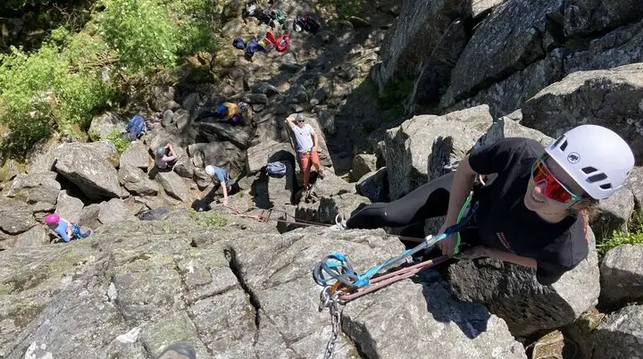 Felskurs Steinwand | © DAV Offenbach