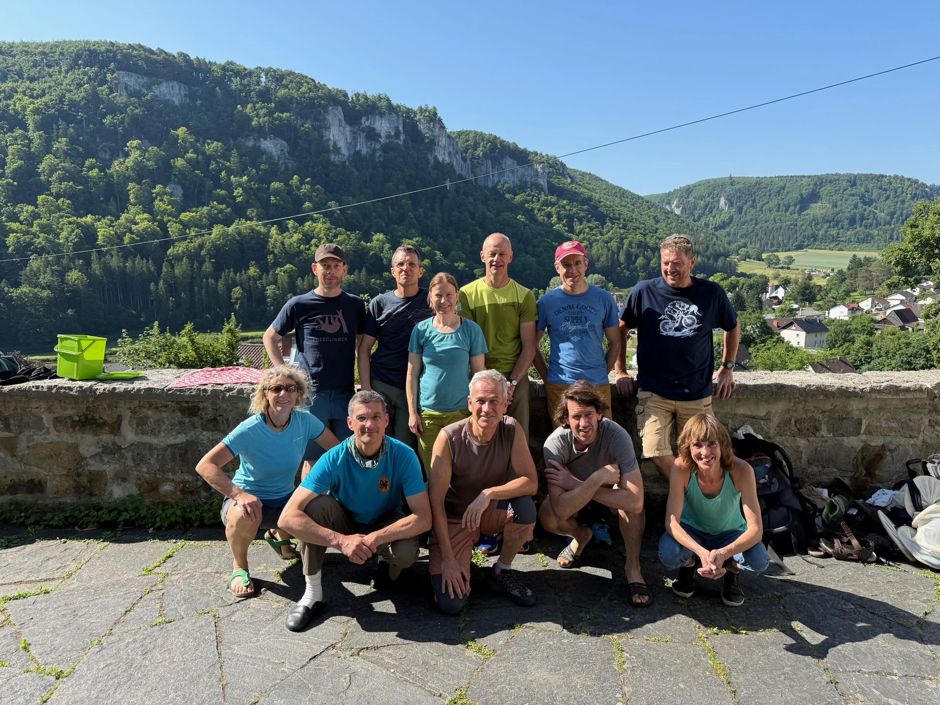 © DAV Offenbach, Klettergruppe im oberen Donautal 2025