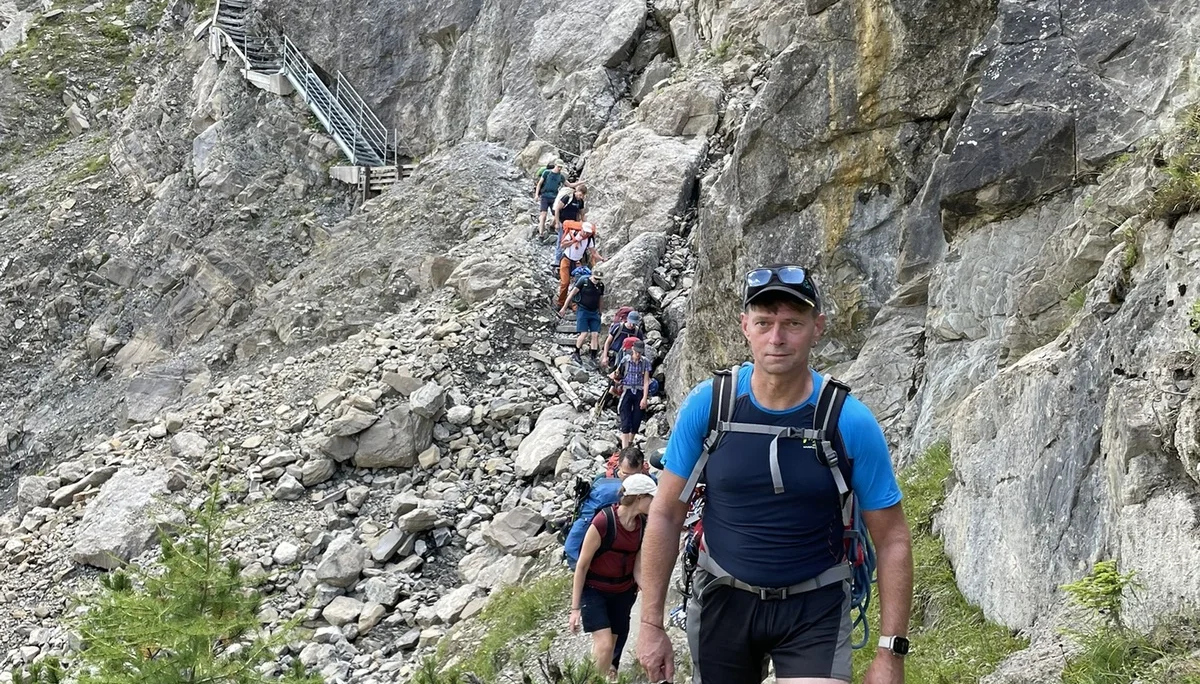 Hüttenzustieg über den Drischelsteig | © DAV Offenbach