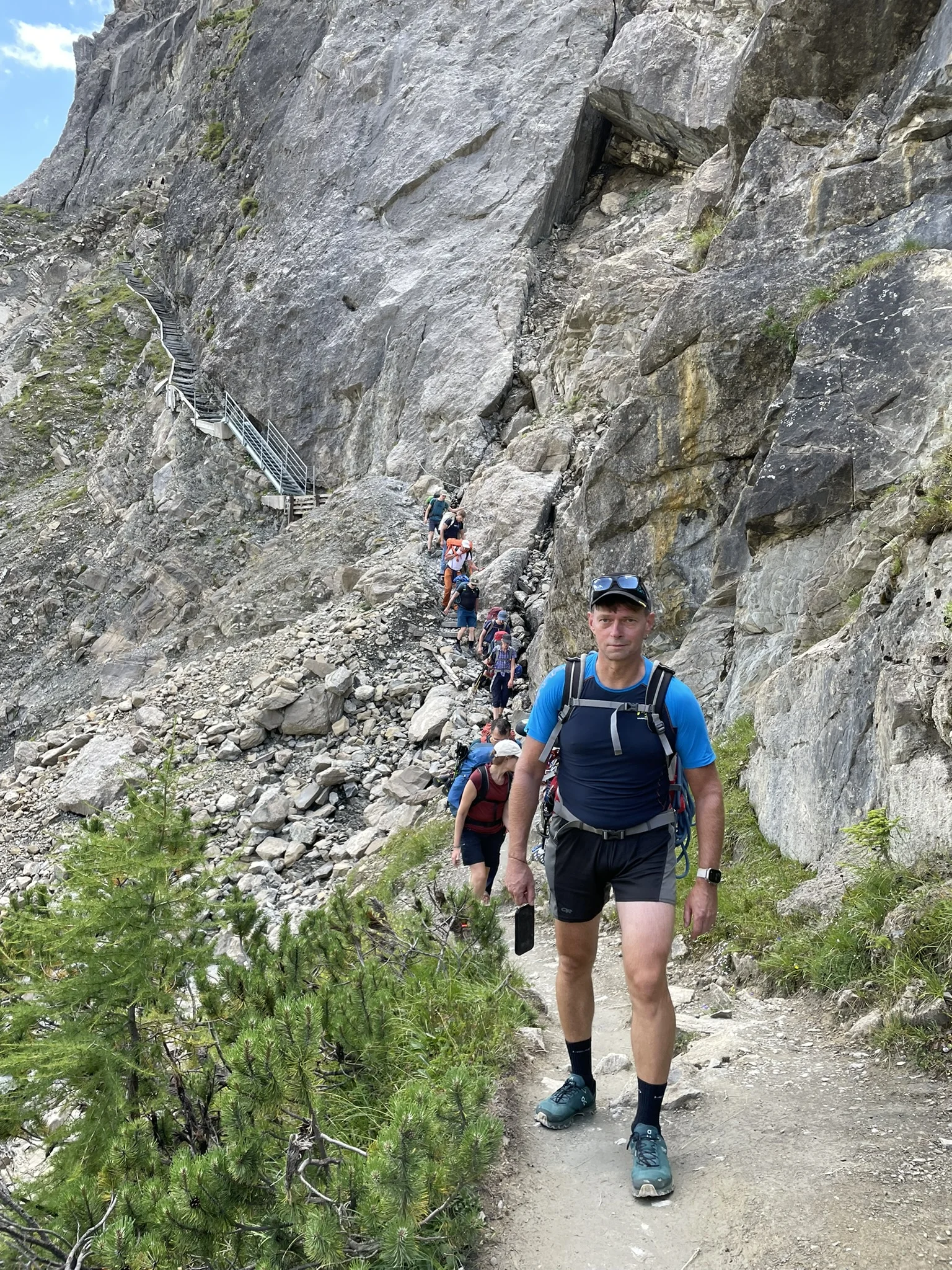 Hüttenzustieg über den Drischelsteig | © DAV Offenbach