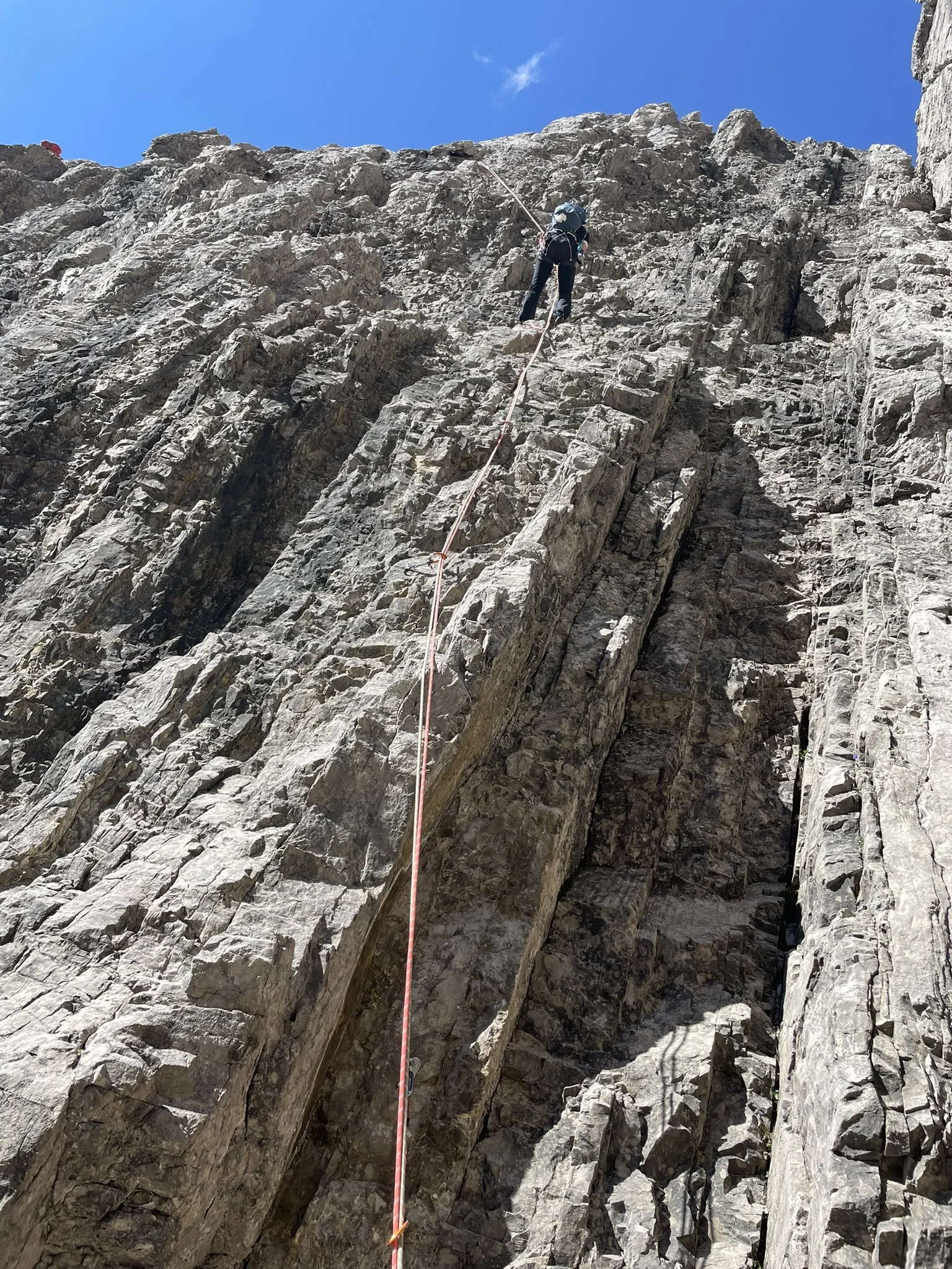 Abseilen am Engelkarturm | © DAV Offenbach