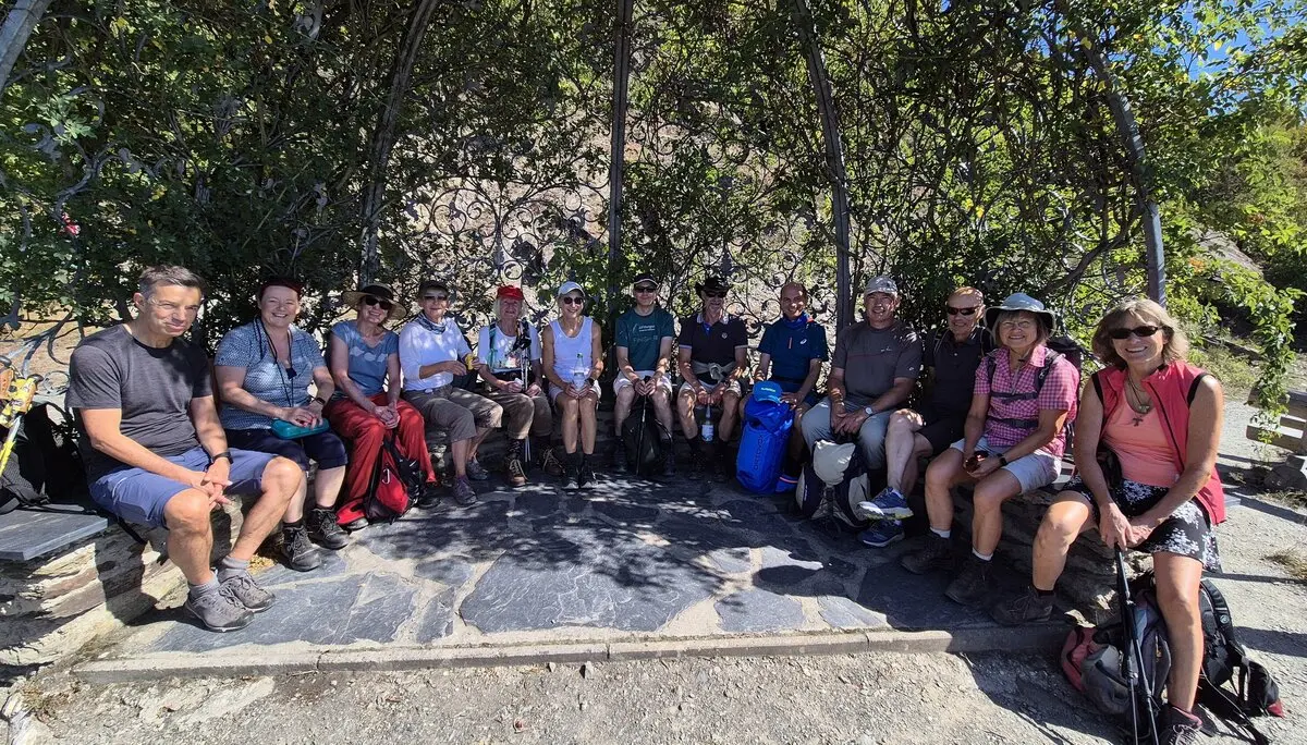 Wandergruppe auf dem Rheinsteig | © DAV Offenbach, Jeannette Peters