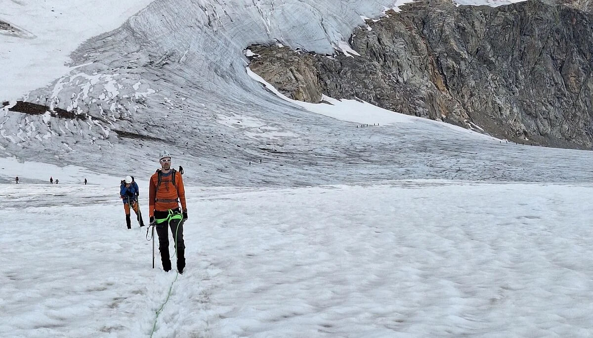 Gletscheraufstieg zum Piz Buin | © DAV Offenbach, Daniel Schreiner