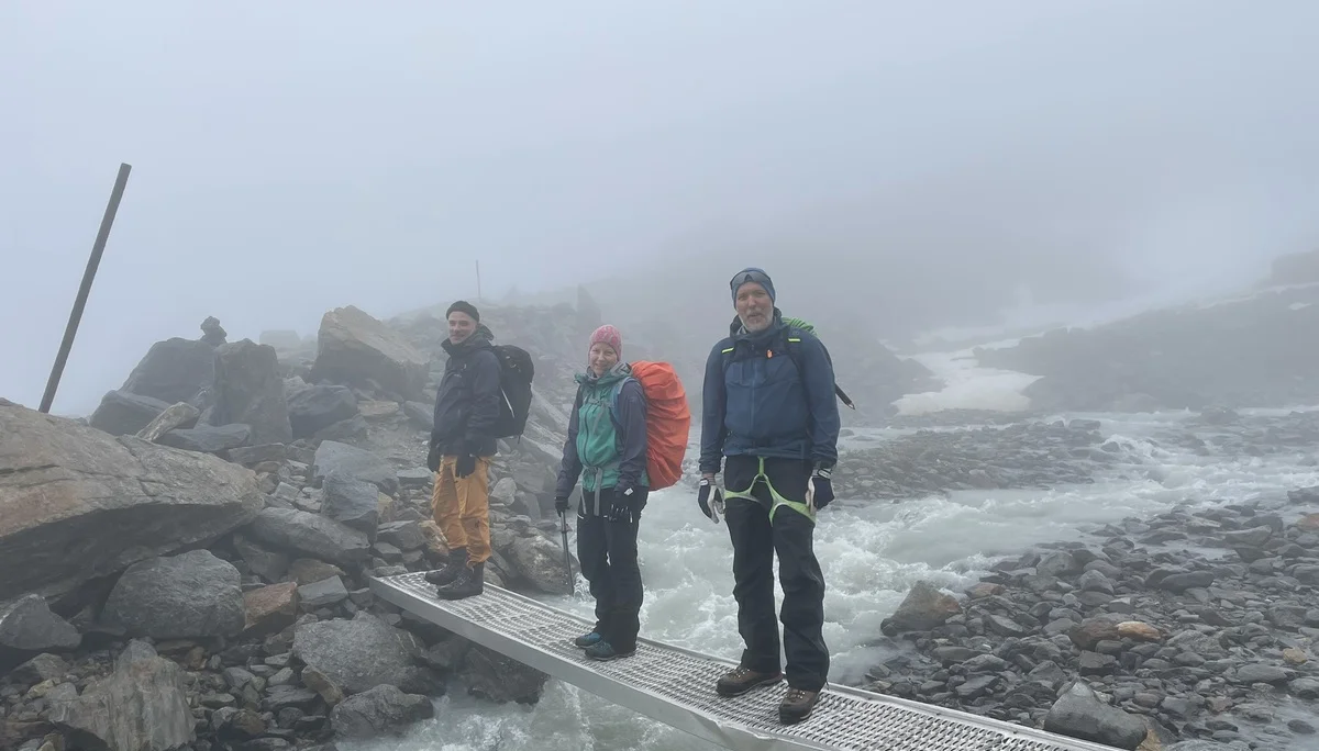 Zugang zum Taschachferner im Nebel | © DAV Offenbach