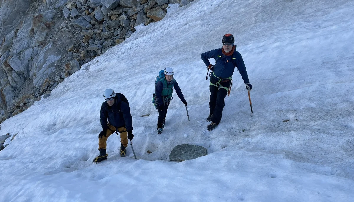 Rinne mit festem Firn | © DAV Offenbach
