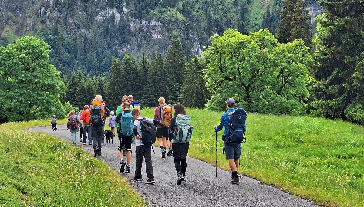 Wanderung der Familiengruppe | © DAV Offenbach, Daniel Schreiner