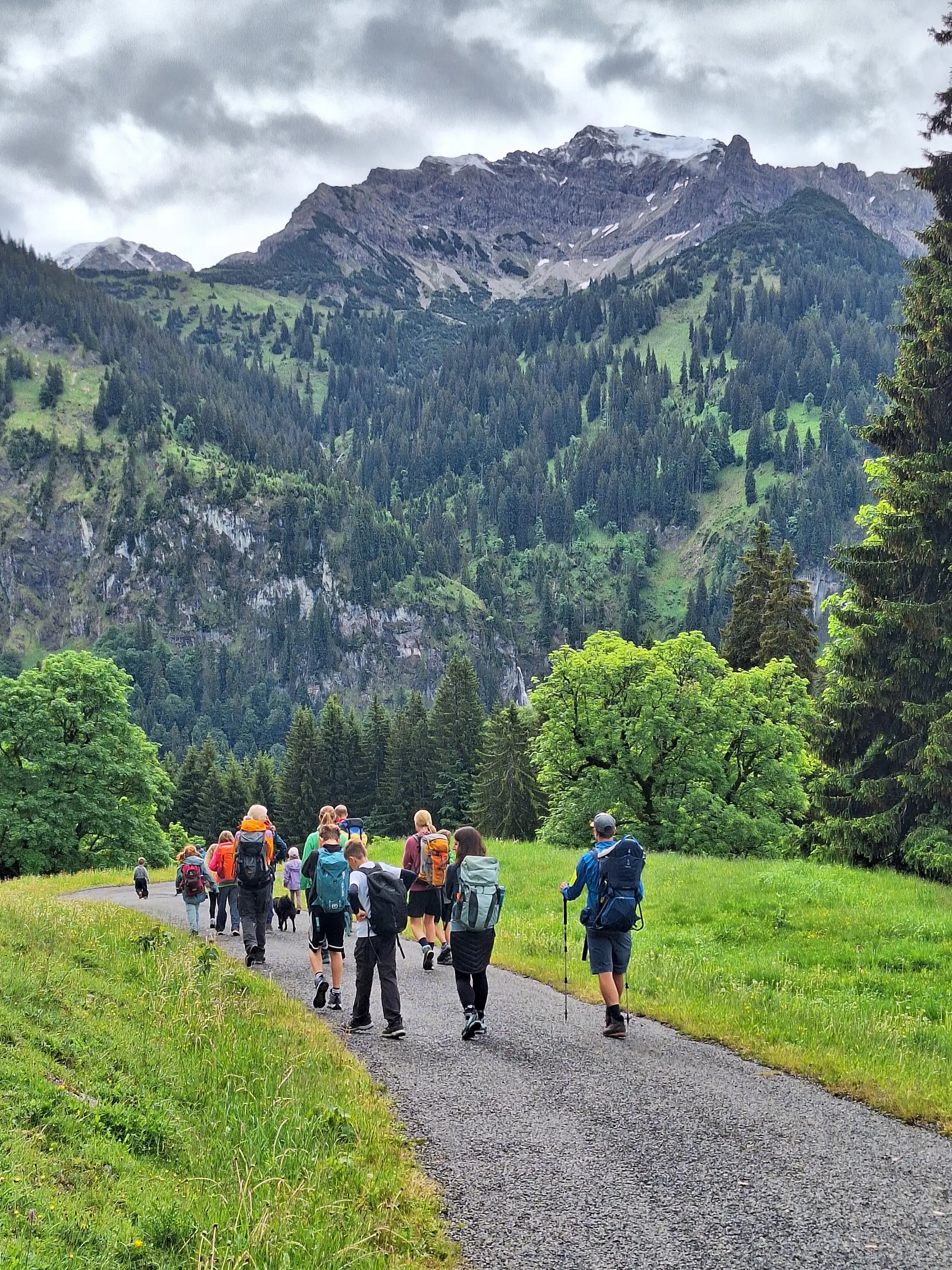 Wanderung der Familiengruppe | © DAV Offenbach, Daniel Schreiner