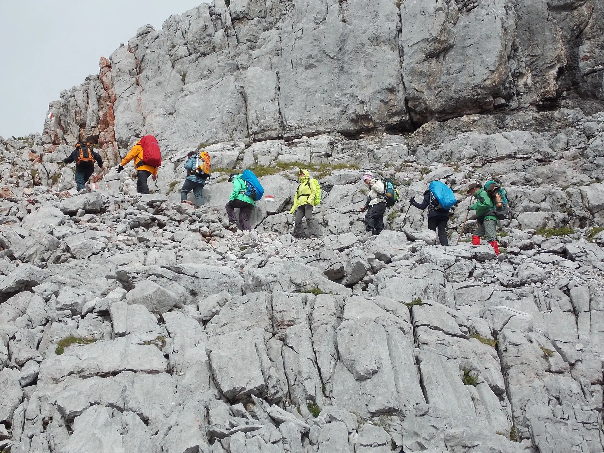 Wandergruppe in den Alpen | © DAV Offenbach
