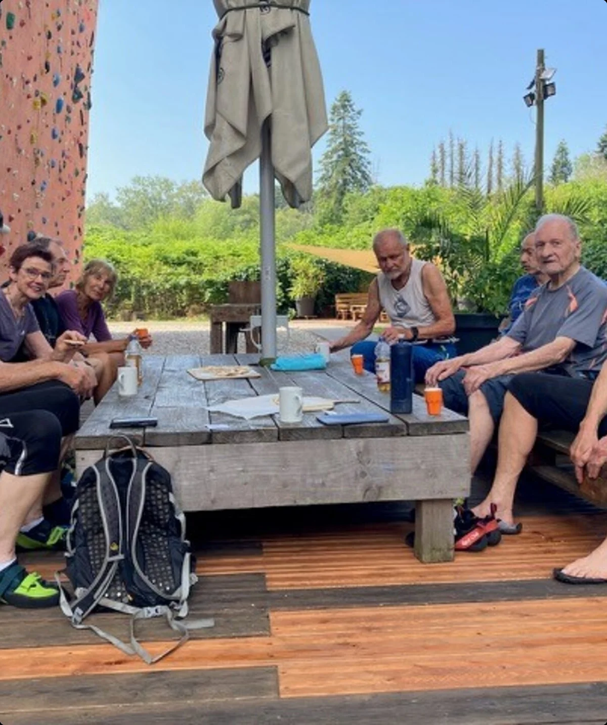 Kaffeepause in der KletterBar | © DAV Offenbach, Thomas Woznik