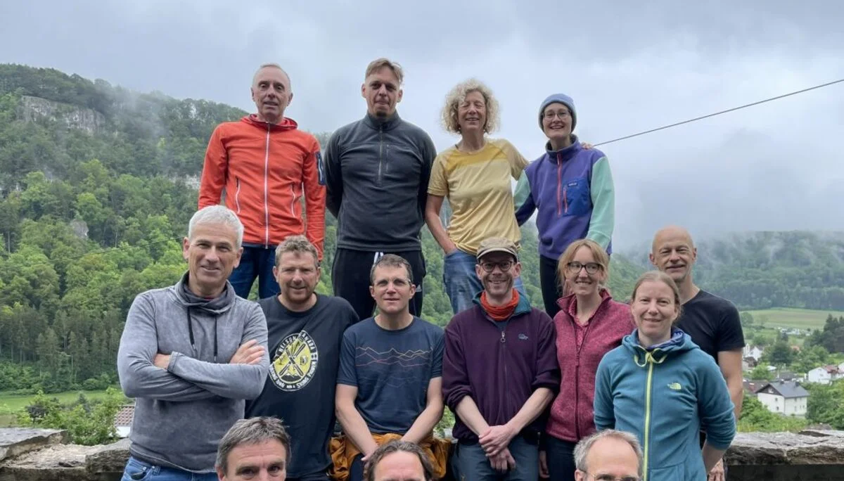 Klettergruppe an der Oberen Donau | © DAV Offenbach