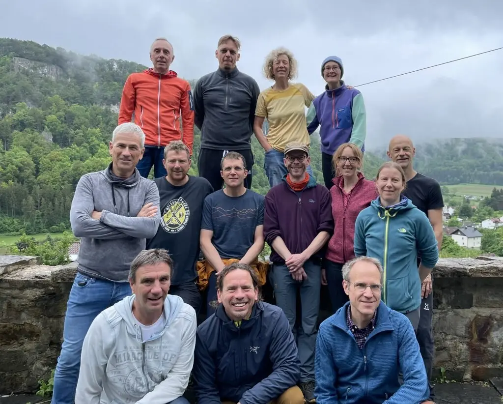 Klettergruppe an der Oberen Donau | © DAV Offenbach